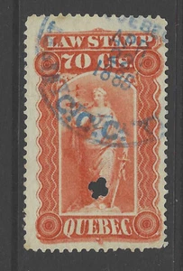 Bigjake: Quebec QL-21, sello legal de 70 centavos - ingresos - Imagen 1 de 1