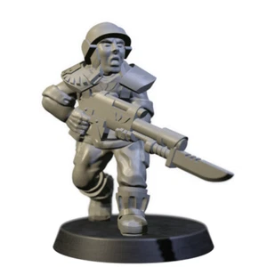 28mm/ 1:56th Resin Sci-Fi Arcadian Rifleman I - Picture 1 of 2