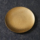 Handmade pure copper creative tea cup mat and saucer anti-scald heat insulation