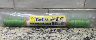 NEW The Stick Flexible Massage Muscle Roller Stick - 14" Little Stick - Green - Image 1 of 4