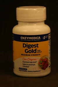 Non GMO Enzymedica Digest Gold w/ATPro Maximum Strength 45 Capsules - Picture 1 of 1
