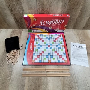 Hasbro Scrabble Crossword Game 2007 Edition (04024) Complete Family Fun - Picture 1 of 7