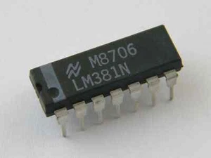 CONF. 2 PZ CIRCUITO INTEGRATO LM381 DIP14 NATIONAL - Picture 1 of 1