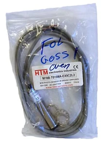 HTM Electronics M18B-T015MA-EX9C2L2 20-250VAC Photoelectric Proximity Sensor - Picture 1 of 3