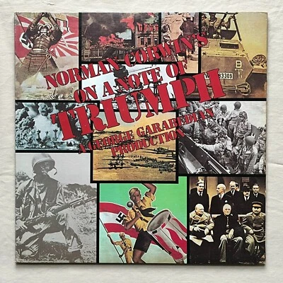 NORMAN CORWIN On A Note Of Triumph 1975 Vinyl LP Mark56 Records 704 - VG Foto 1 de 4