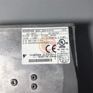 1 STÜCK YASKAWA SERVOPACK SGDG-01GTY21 GEBRAUCHT - Bild 1 von 4