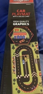 Snap On Auto Spielmatte mit 6 Druckguss Autos SSX20P154 Neu Selten Sammlerstück - Bild 1 von 5