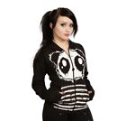 Killer panda hoodie black white hood paws corset gothic goth emo scene Y2K alt M
