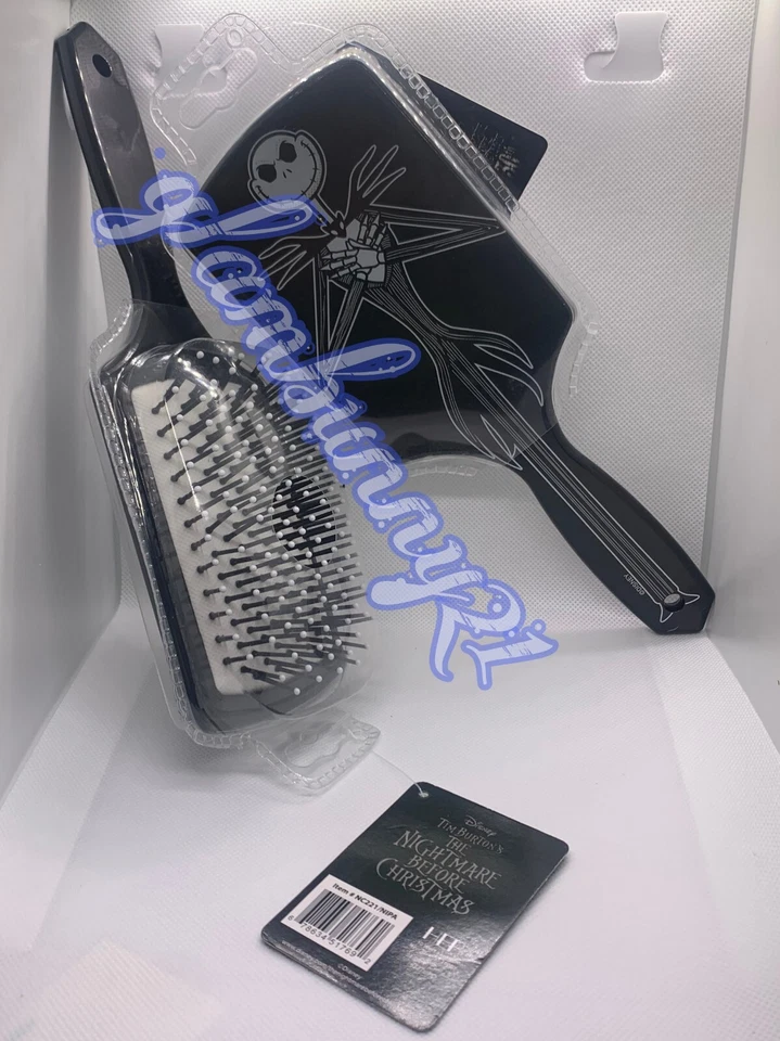 Cepillo de pelo Jack Skellington Disney Pesadilla antes de Navidad nuevo con etiquetas  Foto 1 de 1