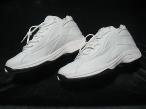 Bob Barker Mid-Top WHITE Leather Mens Size 13 Inmate Jail/Prison Athletic Shoes - Picture 1 of 6