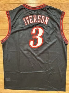 Reebok Jersey Allen Iverson Philadelphia 76ers Sixers Men XL New - Picture 1 of 6