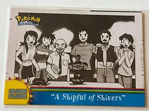 Pokémon A SHIPFUL OF SHIVERS OR12 Topps 2000 Orange Islands BLUE LOGO Miscut - Picture 1 of 4