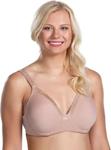 Sujetador Camiseta U Choose Leading Lady 5211 Negro Beige Forrado Forrado Sin Alambres NUEVO - Imagen 1 de 6