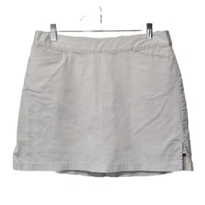 Lady Hagen Skort Womens 10 Beige Khaki Skirt Shorts Pockets Golf Active - Picture 1 of 9
