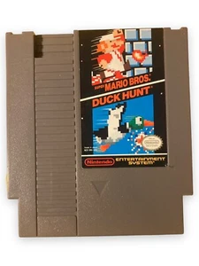 Super Mario Bros Duck Hunt NES Nintendo Authentic Original Cartridge 1985 - Picture 1 of 6