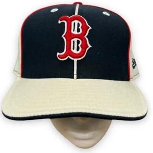 VTG Boston Red Sox Pinwheel Hat Red White Blue 59Fifty Fitted Cap Fenway - Picture 1 of 7