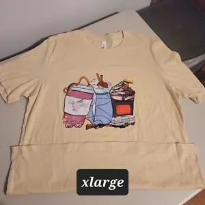 Christmas Movies Coffees Tshirt - Xlarge - Picture 1 of 1