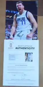 Luka Doncic handsigniertes signed 8x10 Foto Beckett LOA NBA COA Dallas Mavericks - Bild 1 von 6