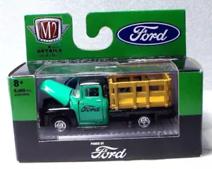 M2 Machines 1956 Ford F-100 Stakebed Truck 1:64 Diecast - Picture 1 of 3