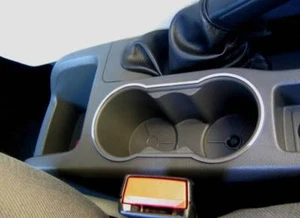 D Ford Focus MK2 Chrom Rahmen für Getränkehalter - Edelstahl poliert Focus MK 2 - Picture 1 of 3