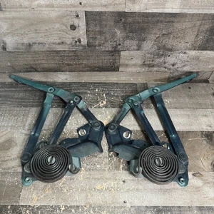 1994-2001 Dodge Ram 1500 2500 Hood Springs Hinges Pair Set OEM Green - Bild 1 von 6