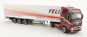 MAN Kühl-Koffersattelzug "Felix Transport AG CH" Herpa 1:87 H0 ohne OVP [ME4-B8] - Picture 1 of 2