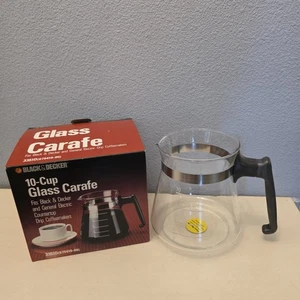 Caraffa in vetro vintage Black & Decker General Electric 10 TAZZE 3351D solo caffettiera - Foto 1 di 6