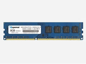 8GB DDR3  DDR3L 1600MHz UDIMM RAM, Royemai PC3L-12800 2Rx8 Computer RAM Memory - Picture 1 of 1
