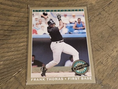 1993 O-Pee-Chee Premier Frank Thomas Star Performers Insert Nmmt - Image 1 of 3