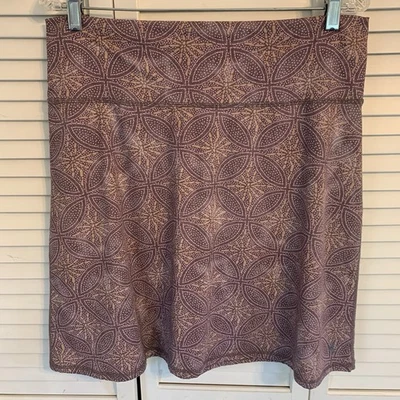 Falda Skimboard Estampado Amapola Geométrica Mujer L Hecha en EE. UU. Elástica Foto 1 de 4