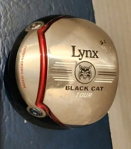Lynx Golf Black Cat Tour Driver 9.5  Deg. Men’s RH  (Head Only) No Dents VG COND - Picture 1 of 3