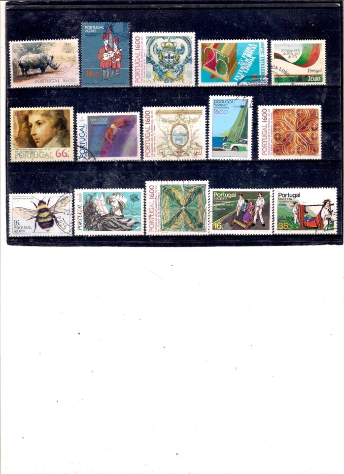 PORTUGAL, 1984, Used , 15 Diferent Pcs., - Image 1 of 1