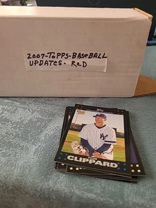 2007 TOPPS BASEBALL UPDATES OPEN BOX...MISSING CARDS - Picture 1 of 10