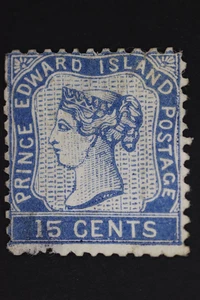 PRINCE EDWARD ISLAND POSTAGE STAMP 15 CENTS FANTASY THIN - Picture 1 of 2