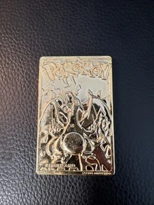 Charizard #06 23k Gold Plated Card Burger King Promo Pokemon Nintendo 1999 U1 - Picture 1 of 3