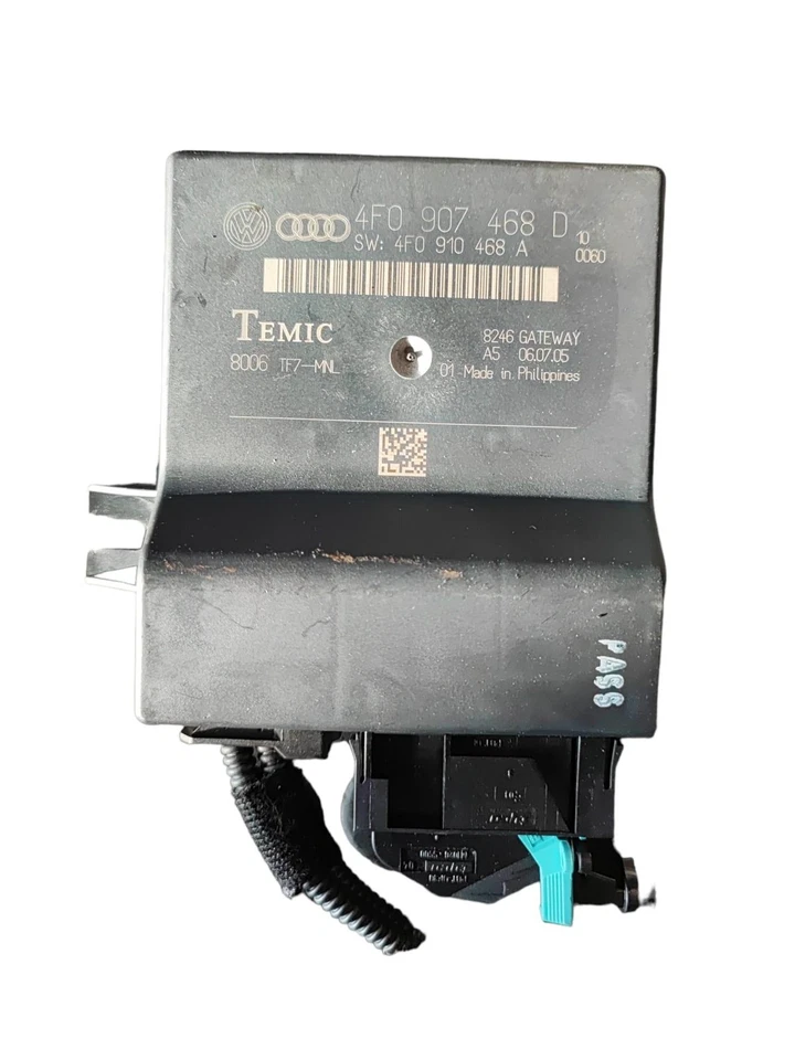 CENTRALINA GATEWAY PER AUDI A6 Allroad Serie C6 (4FH) 4f0 907 468 d Diesel 3000 - Immagine 1 di 1