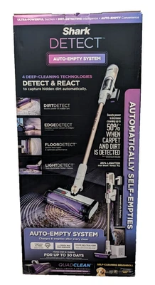 Sistema de vacío automático inalámbrico Shark IW3511 Detect Pro - ¡NUEVO EN CAJA! Foto 1 de 4
