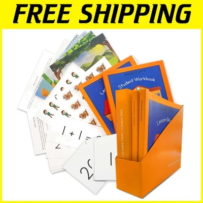 Kindergarten Math Kit with Flashcards and Manipulatives - Image 1 of 4