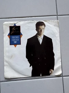 Rick Astley Together Forever 45 RPM Vinyl Record 1988 RCA - Picture 1 of 9