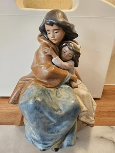 Lladro Gres "Sisterly Love " (2206) Rare Retired 1989 H23cm X W19cm Wt 1.5kg Vgc - Picture 1 of 9