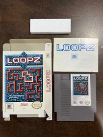 Loopz Nintendo NES Complete CIB- Minty!!