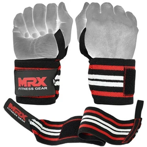Weightlifting Wrist Wraps Gym Training Lifting Workout Support Straps MRX Pair - Picture 1 of 28
