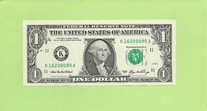 2006 ..UNCIRC $1 K 1620 0090 A .... 2006 $1 K-A NICE NOTE FRN - Bild 1 von 2