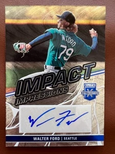 Walter Ford 2023 Panini Elite Extra Edition #II-WFD Impact Impressions Auto - Foto 1 di 4