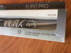 Jerome Alexander Euro Profession Hair Lockenstab Chrome Barrel Beach Wave 1/2" - Bild 1 von 7