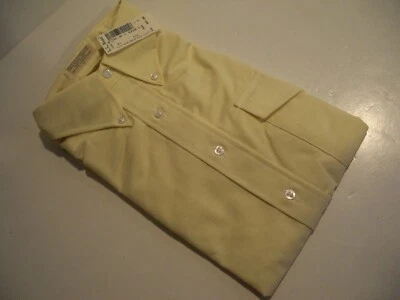 NEW L.L. Bean Men’s Yellow Button Down Oxford Short Sleeve 16 Dress Shirt USA - Image 1 of 4