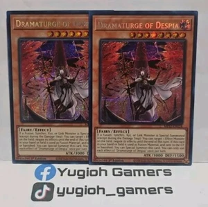 YUGIOH DRAMATURGE OF DESPIA X2 SECRET MP22-EN124 1 ST EDITION LIGHT PLAYED - Picture 1 of 1