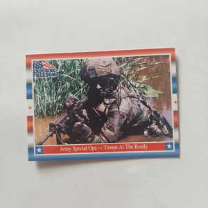 2001 Topps Enduring Freedom #67 Army Special Ops Troops Trading Card Single - Bild 1 von 6