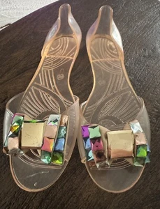 Vintage Jelly Sandals Size 39/8 - Picture 1 of 10