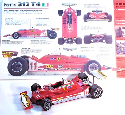 POLISTIL of Italy - 1/22 FERRARI 312T4 F1 - #11 JODY SCHECKTER - WORLD CHAMPION - Image 1 of 4